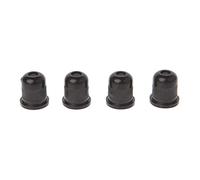 4 Pcs Electric Bass Guitar String Mounting Ferrules Bushing For Thru Body Parts String Ferrules