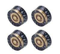 4 Pcs Electric Guitar Effect Knob Volume Tone Control Acrylic Hat Speed Replacement Part Volume Tone Knob