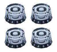 4 Pcs Electric Guitar Knobs Potentiometer Acrylic Knobs Volume Tone Control Knob Musical Instrument Parts