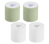 4 PCS Electric Nail Polisher Buffer Rolls Refill Replacement Rollers Inner Hole 0.9 X 0.8mm Electric Foot File Refills Nail Tools Electric Cuticle Remover Electric Nail File Green White