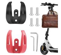 4 Pcs Electric Scooter Hook, Double hook compatible for Xiaomi E Scooter, Storage Bag Hook, Scooter Carrying Hooks, Folding Hook, Durable Scooter Hooks, Carry Hook, Multi-function Hooks (with Tool)