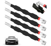 4 Pcs Electrical Terminal Connector Universal Automotive Terminal Separator Remover Tool Plug Connector Disconnect Tool for Car, Truck Wiring Harness Repair Electrical Plugs, Fuel Injectors(Black)