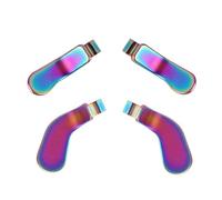 4 Pcs Elite Controller Paddles for Xbox Elite Controller Series 2,Elite 2 Core Controller,Stainless Steel Paddles Hair Trigger Locks Replacement Parts for Xbox Elite One Controller(Rainbow)