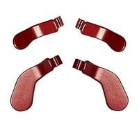 4 Pcs Elite Controller Paddles for Xbox Elite Controller Series 2,Metallic Interchangeable Paddles Hair Trigger Locks Replacement Parts for Xbox Elite Series 2 Core(Dull red)