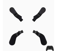 4 Pcs Elite Controller Paddles for Xbox One Elite Controller, Elite Controller Series 2 ,Metallic Interchangeable Paddles Hair Trigger Locks Replacement Parts for Xbox Elite Series 2 Core (Black)