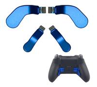 4 PCS Elite Controller Paddles for Xbox One Elite Controller Series 2 Core,Stainless Steel Replacement Paddles Accessories for Xbox Elite Controller Series 2 Controller (Blue)