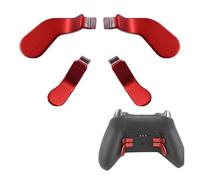 4 PCS Elite Controller Paddles for Xbox One Elite Controller Series 2 Model 1797/1698,Stainless Steel Replacement Parts for Xbox Elite Controller Series 2 Core(Red)