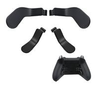 4 PCS Elite Controller Paddles for Xbox One Elite Controller Series 2 Model 1797/1698,Stainless Steel Replacement Parts for Xbox Elite Controller Series 2 Core(Black)