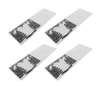 4 Pcs Embossing Folders Raised Relief Design DIY Craft Plastic Embossing Stencil Folder Tools for Embossing Machine