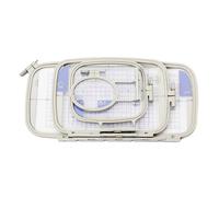 4 Pcs Embroidery Hoop Adjustable Machine Hoop Frames Sewing Tool for PE770 PE700 PC8200 PC8500D