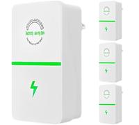 4 Pcs Energy Saving Device for Home Office, Smart Power Saver with Voltage Stabilization and Spike Suppression, Electricity Saver for Residential Homes, Offices, and Commercial Spaces