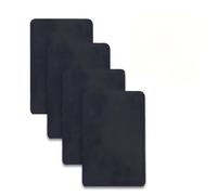 4 Pcs Enhanced Cuttable Rubber Grip Tape, Ultra-Thin Non-Slip Adhesive Sheets for Safer Handles & Surfaces, Waterproof, Soundproof, Anti-Vibration, Heat-Resistant Pads for DIY Crafts, Furniture & Floo
