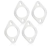 4 PCS Exhaust Gasket, 3 Inch Exhaust Manifold Car Exhausts Flange Gasket Exhausted Gaskets Sheet Gaskets Catalyst Converter for Connecting Car Pipe
