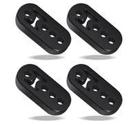 4 PCS Exhaust Rubber, Universal Exhaust Hangers, Car Insulators Exhaust Rubber Mount, Durable Exhaust Hanger, Bracket Rubber Muffler Hanger for Protecting Car Exhaust System, 4 Holes, 12mm