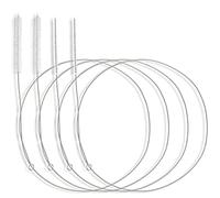 4 Pcs Extra Long Cleaning Brush for Straw Tube Pipe Hose Bottle Refrigerator Drain, 1m/39in