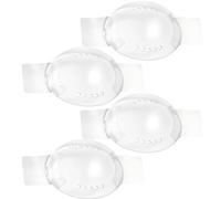 4 PCS Eye Shield, Clear Eye Patch Eye Shield After Cataract Surgery, Self-adhesive Plastic Eye Shield with Small Hole, Breathable Eye Shields for After Surgery, Eye Care Supplies for Patient Men Women