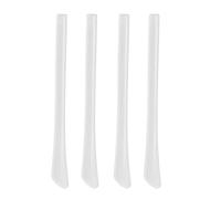 4 Pcs Eyeglasses Glasses Earsocks Ear Tips Soft Silicone Easily Install White 6.9 x 0.7 cm