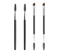 4 PCS Eyelash Eyebrow Brush Set, Flexible Eyelash Comb for Extensions and Lifting, Eye Shadow, Eyebrow Eyelash, Tinting Portable Makeup Tool