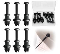 4 Pcs Fasteners Plastic Parcel Shelf Hanger Clip, Hat Rack Holder for Trunk Cover, Car String Hanger Fastening Clips, Plastic Moulding Retainer Fasteners, Fastening Clip for the Lanyard