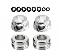 4 PCS Faucet Adapters with Gasket, Tap Aerator Connector Kit-M16 to M22 & M22 to M22 for Connecting Water Purifier, Suitable for Kitchen/Bathroom/Garden Sink Faucets