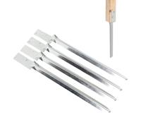 4 Pcs Fence Post Anchor, Galvanized Steel No Dig Mailbox Post Includes Lag Bolts 19.9in Rebar Multifunctional Ground Post Stakes Anchor for Deck,Fence 4x4 Post Anchor