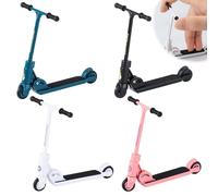 4 Pcs Finger Scooter, Finger Skateboards Mini Scooter Finger Toy Two Wheel Finger Sports Skateboard Sports Finger Training Toys Fingertips Movement Toys Children'S Educational Interactive Toys Party