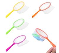 4 Pcs Fishing Nets for Kids,Butterfly Net.Bug Catcher for Kids,Small Fish Net,Catching Outdoor Playing Fish Toys Bugs Catch Children Plastic,Insect Nets Rod Toy,for Children's Outdoor Play