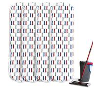 4 PCS Flat Mop Head Refill Replacement for Vileda H2pro Floor Mop System