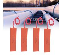 4 Pcs Flexible Silicone Rubber Heating Pad, Silicone Heating Blanket, 20W 12V Heater Mat, for Industrial Equipment
