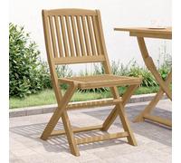 4 pcs Folding Acacia Wood Garden Chairs Set Weatherproof Outdoor Patio Dining Chairs Portable Foldable Garden Fur for Deck Yard Balcony and Ln