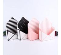 4 Pcs Folding Envelope Flowers Packaging Box Florist Bouquet Creative Gift Decorate Paper boxes for Wedding Birthday Party Decoration and Flowers Present Storage Storing