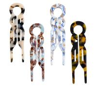 4 PCS French Hair Pin, French Pin, U Shaped Prestige Hair Pins, Hairpins for Women Attractive and Durable Suitable for Most Hairstyles Such as Long Hair and Curly Hair