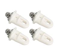 4 Pcs Front Bumper Retaining Clip, Bumper Retainer Clips, Car Door Trim Panel Fender Clips for C5 1.6T 1.8T 2.0T 2.3T 3.0T 407 607 (White)