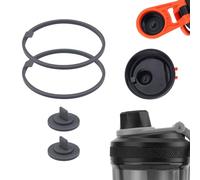 4 Pcs Gasket Replacement for VOLTRX Electric Protein Shaker Bottle 24oz, Silicone Sealing Ring Gaskets Leak-Proof Seal Part Replacement for Spout Lid BPA-Free