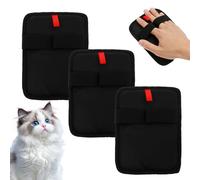 4 Pcs Gloves Pet Hair, Dog Cat Hair Removal Gloves, Reusable Oxford Cloth Electrostatic Mitten, Finger Style Design, Ensuring A Secure fit, for Sofas, Carpets, Car Seats to Deal with Fluff and Dust