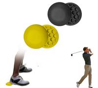 4 Pcs Golf Strength Training Mat Golf Swing Pedal Trainer Aid Foot Pad,Golfs Hit Pad,Golfs Force Pedals (B)