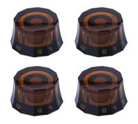 4 Pcs Guitar Acrylic Knobs Speed Control Knobs Volume Tone Control Potentiometer Cap For Electric Guitar Or Bass Volume Tone Knob Accessories Replacement