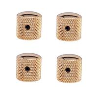 4 Pcs Guitar/Bass Volume Tone Control Knobs Buttons Gold
