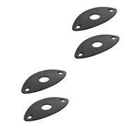 4 Pcs Guitar Jack Cover Electric Guitar Jack Guitar Output Jack Plate Jack Plate Socket Electric Guitar Cover Baffle Jack Plug Socket for Electric Guitar Output Jack Cover Oval Car BESTonZON