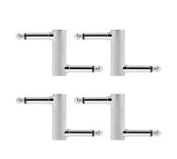 4 Pcs Guitar Pedal Patch Connector Effect Pedal Converter Musical Instrument Effect Coupler Guitar Patch