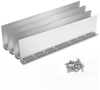 4 Pcs Gutter Valley Splash Guard,Straight Rain Diverter Roofing Gutter Guards,Downspout Diverter Roof with Screws,Rain Drip Gutter Guard for House Shingle Roofs Corner(Straight Style)