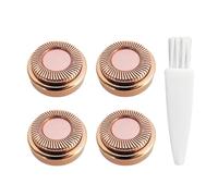 4 PCS Hair Remover Replacement Heads, Rose Gold Facial Hair Remover Blades with Cleaning Brush, Replacement Heads for Finishing Touch Flawless Gen 1