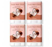 4 Pcs Hair Wax Stick, Wa x Sticks, Ha ir Sti ck For Flyaways And Frizz Control, Smooth Styling For All Hairs Types, Easy Application For Polished Look, Travel-Friendly Hai r Management Solution