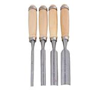 4 Pcs Half Round Chisel Chisel Set Inner Edge DIY Wood Gouge Chisel Woodworking Tool 6mm 12mm 18mm 24mm