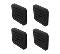 4 PCS Hard Rubber Anti Vibration Pads Isolation Vibration Absorbing Pad, Anti-Slip Sound Isolation Mats For Air Conditioner, Air Compressor, Washing Machine, Treadmill, Bike Trainer