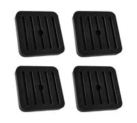 4 PCS Hard Rubber Anti Vibration Pads Isolation Vibration Absorbing Pad, Anti-Slip Sound Isolation Mats For Air Conditioner, Air Compressor, Washing Machine, Treadmill, Bike Trainer