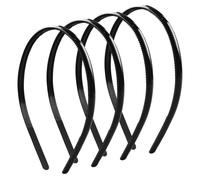 4 PCS Head Bands for Men, Plastic Plain Sport Headbands Elastic Comb Non-slip Hair Band, DIY Hair Hoop Gripper Teeth Hairbandfor Men and Women
