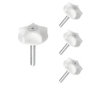 4 Pcs Headboard Fixings Bolts - M8 Heavy Headboard Screws and Washers for Divan Beds Fittings, Bolt Fittings to Keep the Headboard Fixed, Simple Installation and Firm Fixation