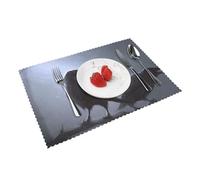 4 PCS Heat Resistant Placemat 45x30 CM, Ravens Printed Non-Slip Place Mats for Kitchen Dining Table Indoor Outdoor