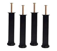 4 Pcs Heavy Duty Adjustable Bed Furniture Legs 30cm Height Durable Cabinet Foot Supports Universal Replacement Legs for Sofas Tables and Beds